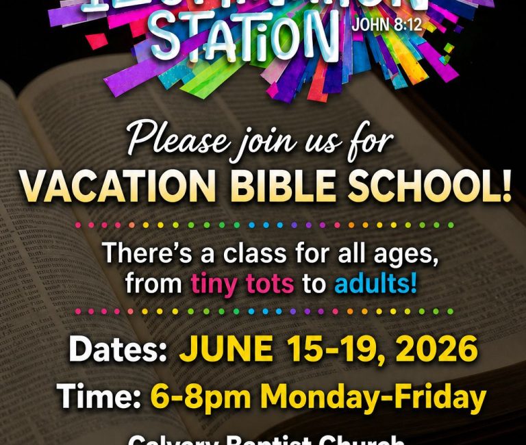 Vacation Bible School 2026